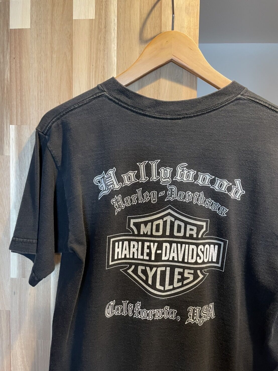 ゆうパケット対応 ハーレーダビッドソン HARLEY-DAVIDSON Tシャツ 半袖 ロゴ プリント サイズ：XL ブラック MADE IN U.S.A   mellow Bravado