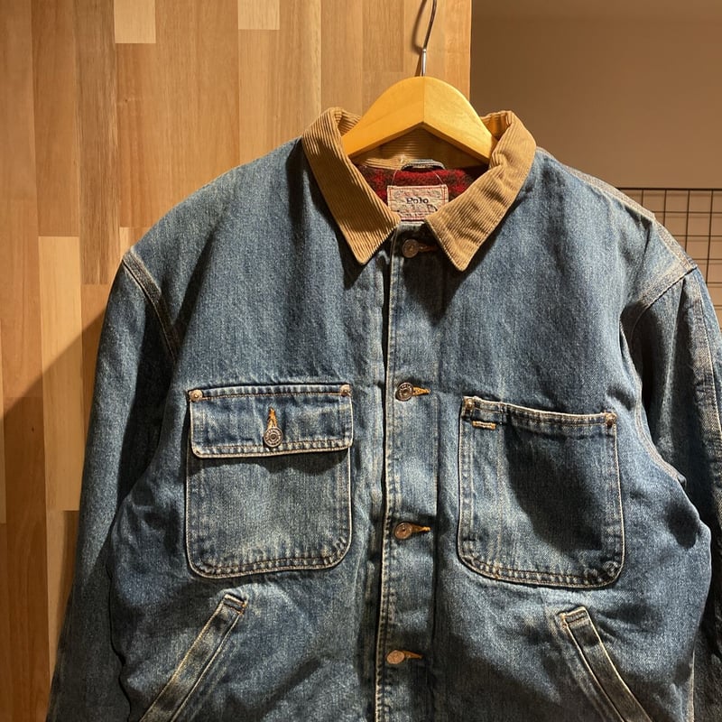 80s vintage polo denim jacketGジャン/デニムジャケット