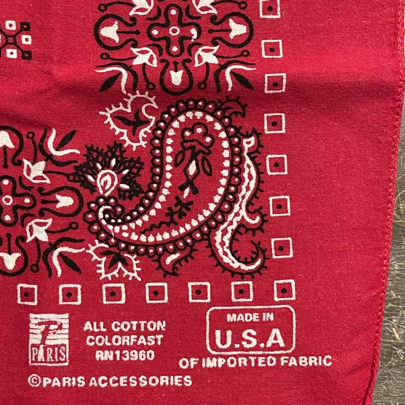 バンダナ　30枚　まとめ売り　ALL USA製 60~00s ビンテージ ALL USA製バンダナ30枚まとめ売り60年代〜00年代