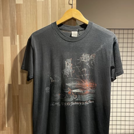 【オーバーサイズ】ハーレーダビッドソン　裏表ビッグプリントTシャツ　黒Ｈ460