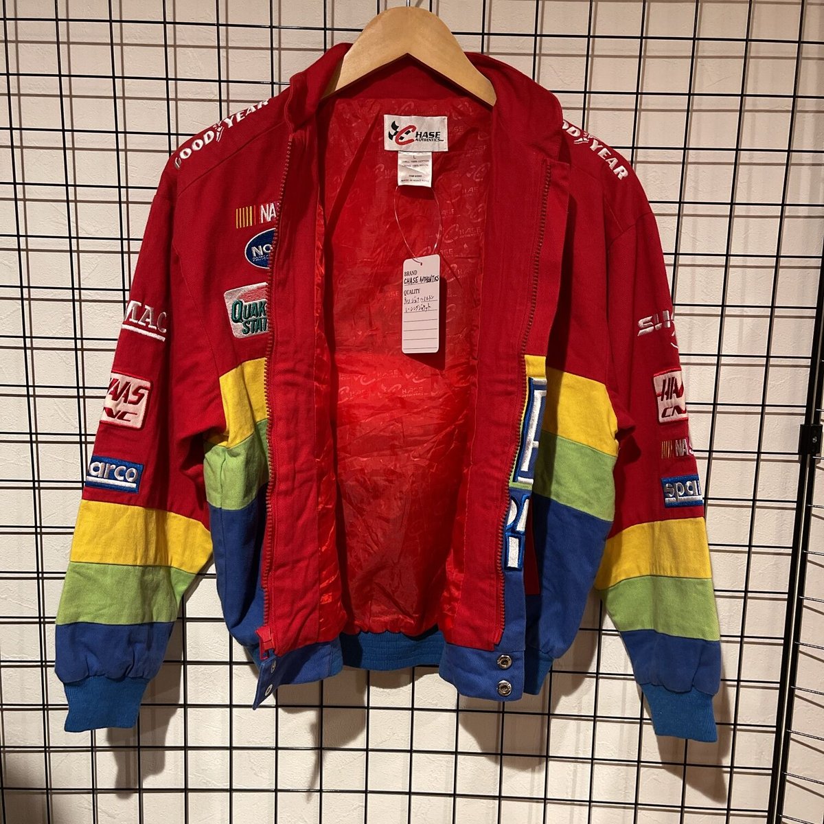 00s CHASE AUTHENTIC DUPONT レーシングジャケット L