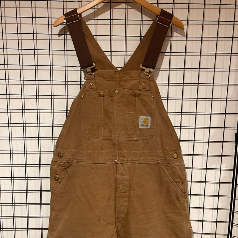 80s Carhartt カーハート USA製 中綿オーバーオール ダブルニー | 古着 