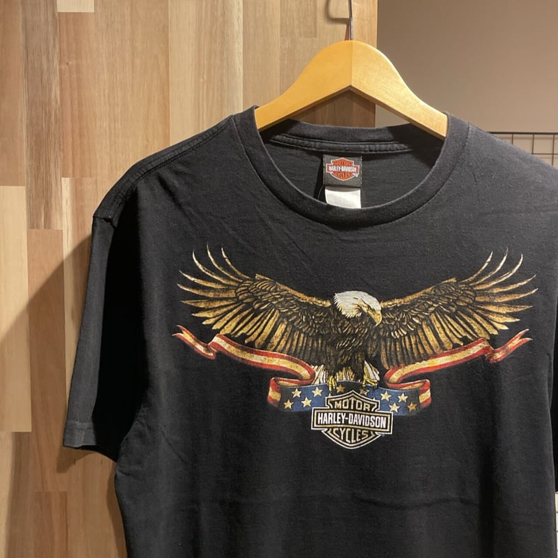 HARLEY-DAVIDSON ハーレー・ダビッドソン Tシャツ ブラック 両面