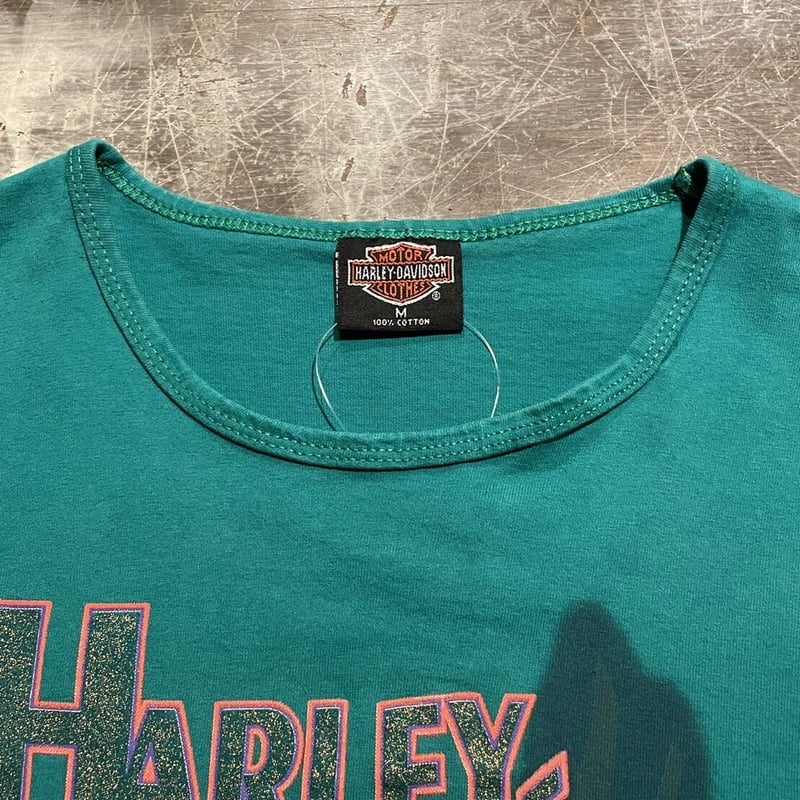 90s HARLEY-DAVIDSON 両面プリント シングルステッチ 半袖T 90s HARLEY-DAVIDSON 両面プリント シングルステッチ 半袖T