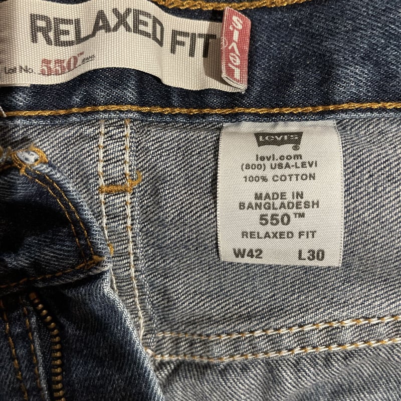 Levi's 550 リーバイス デニムパンツ W42 | 古着屋Quest Levi's リーバイス 550ジーンズ デニムパンツ ウォッシュ加工W42