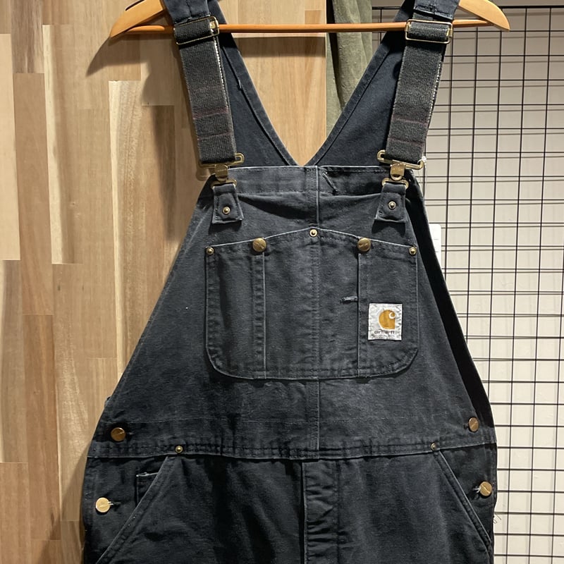 Carhartt カーハート ブラック 中綿 ダブルニー オーバーオール 40×32