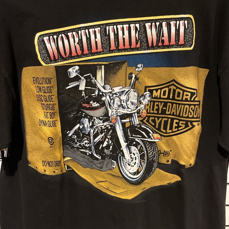Harley-Davidson 90s 両面プリント シングルステッチ Tシャツ サイズL |...