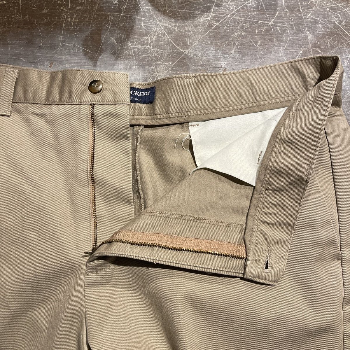 90s DOCKERS ドッカーズ リラックスフィット センタープレス