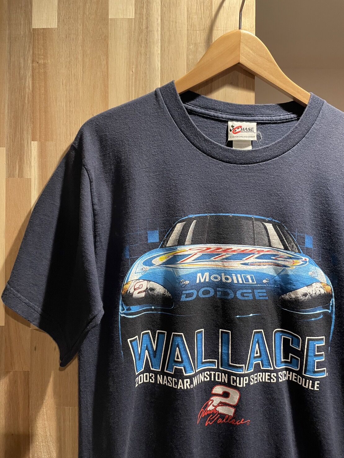 00s CHASE AUTHENTIC NASCAR レーシング 両面プリント 半袖 Tシャツ...