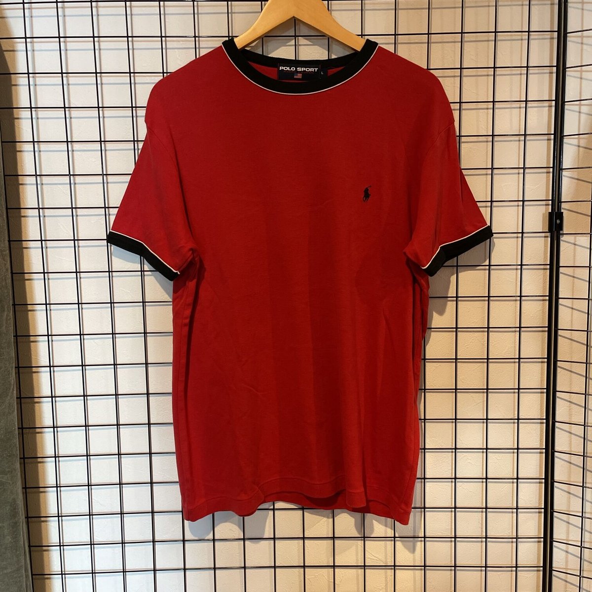 POLO SPORT ポロスポーツ 90s リンガーTシャツ サイズL | 古着屋Quest