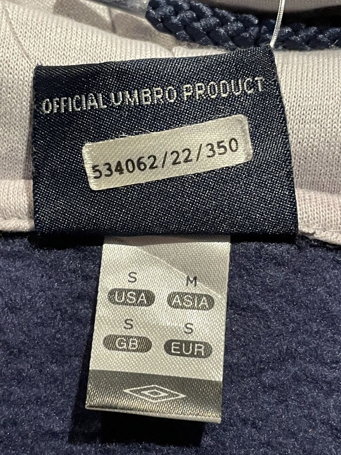 UMBRO 刺繍ロゴパーカー Mサイズ ネイビー | 古着屋Quest