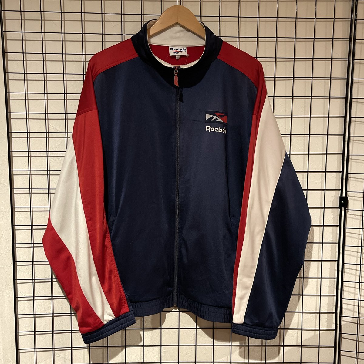 90s Reebok リーボック ベクターロゴ トラックジャケット C329