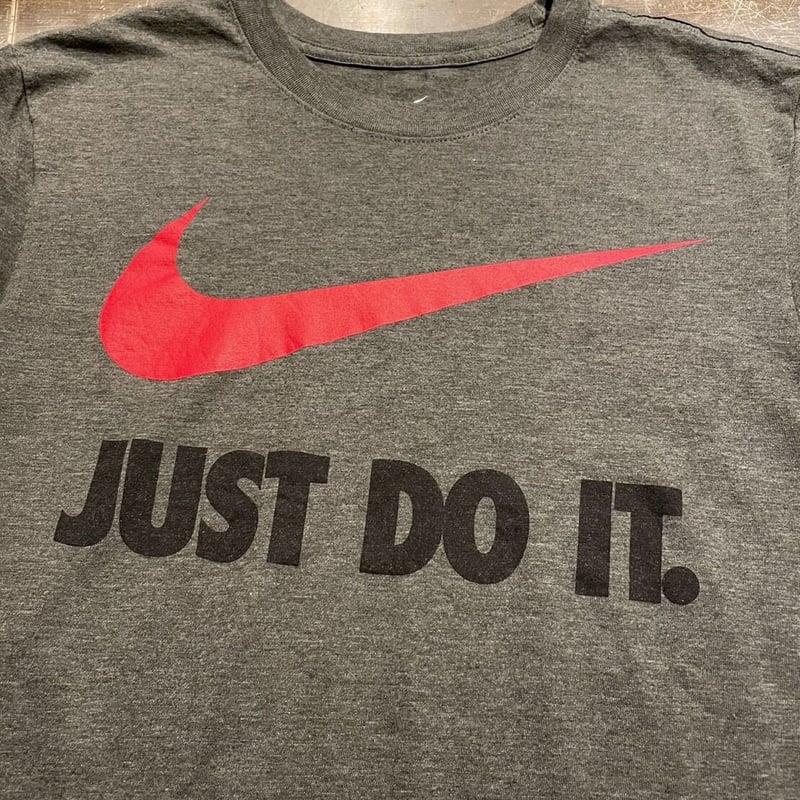 ☆NIKE ナイキ プリント ロゴ JUST DO IT Tシャツ 半袖/S