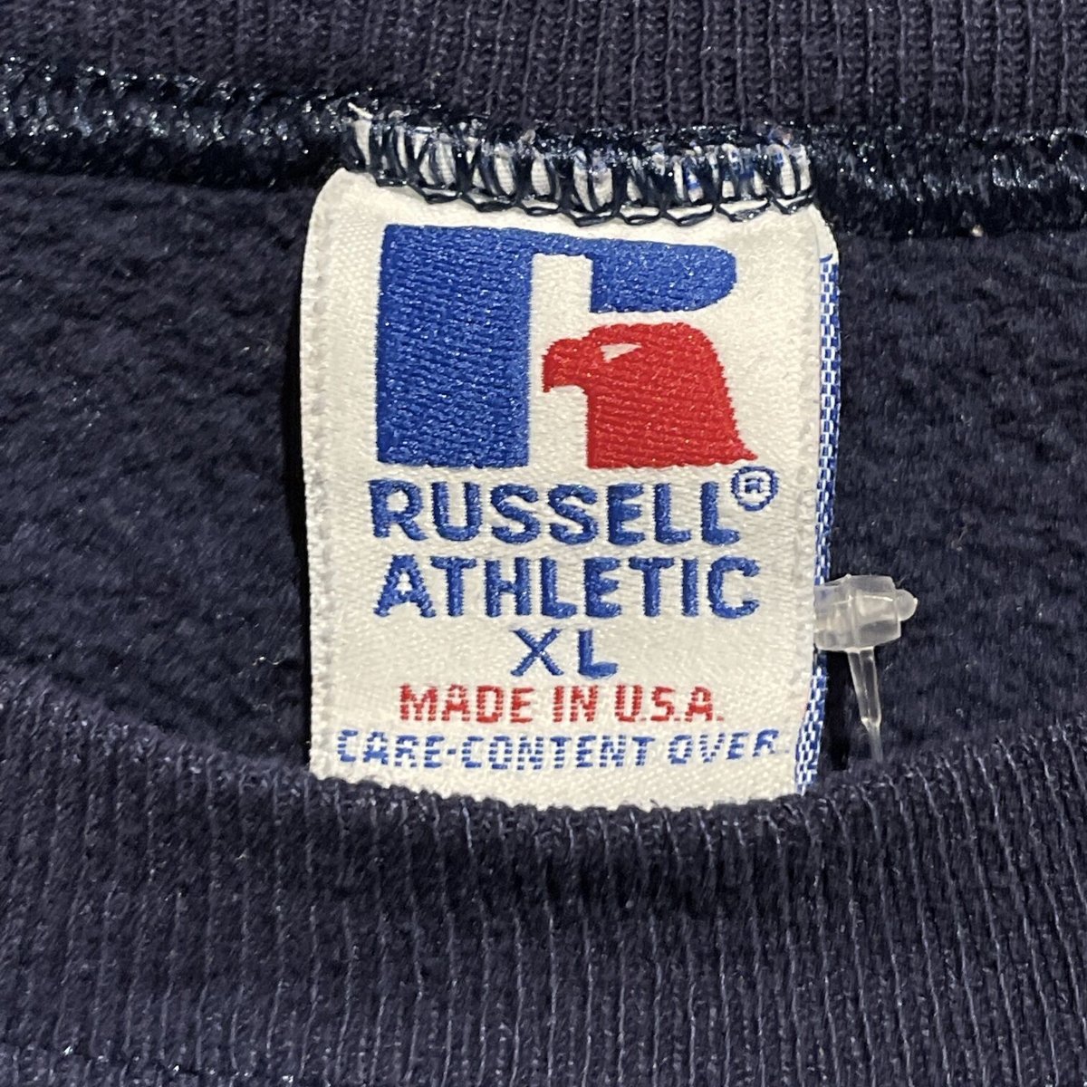 90s RUSSELL USA製 カンザス大学ロースクール カレッジロゴ スウェット 