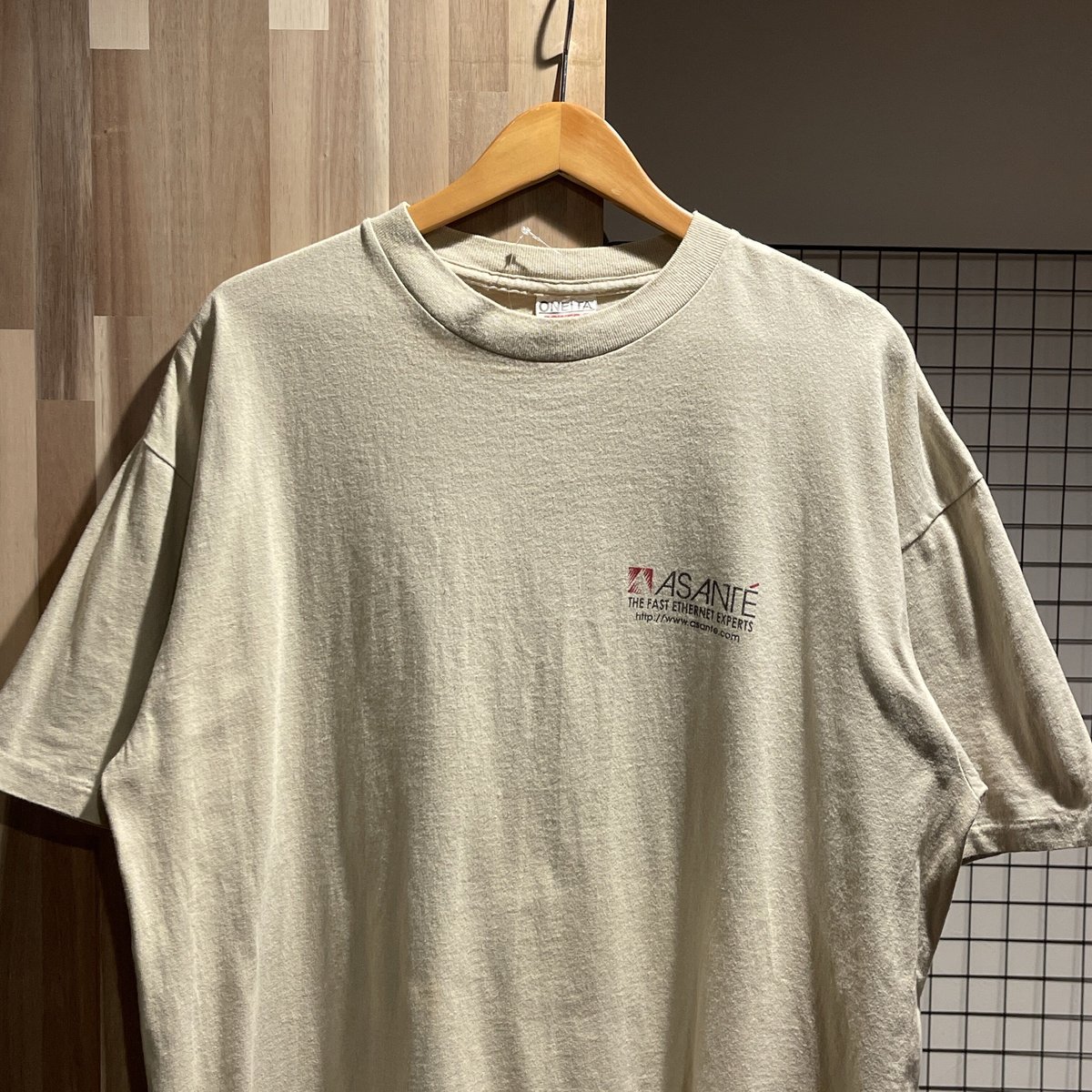 90s ONEITA オニータ　シングルステッチ　企業Tシャツ　A981