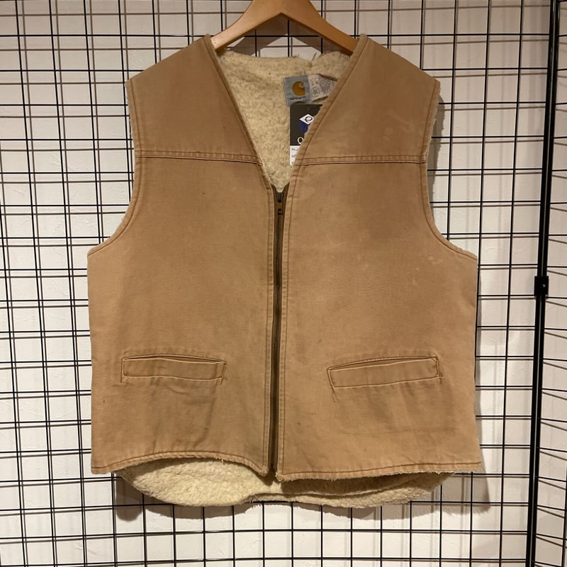 ヴィンテージ Carhartt  6SVT ダックシェルパ 裏地付き アメリカ製