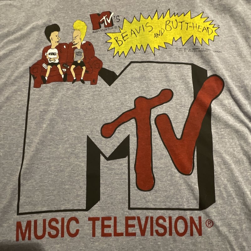 90s MTV's BEAVIS AND BUTT-HEAD シングルステッチ 半袖Tシャツ ...
