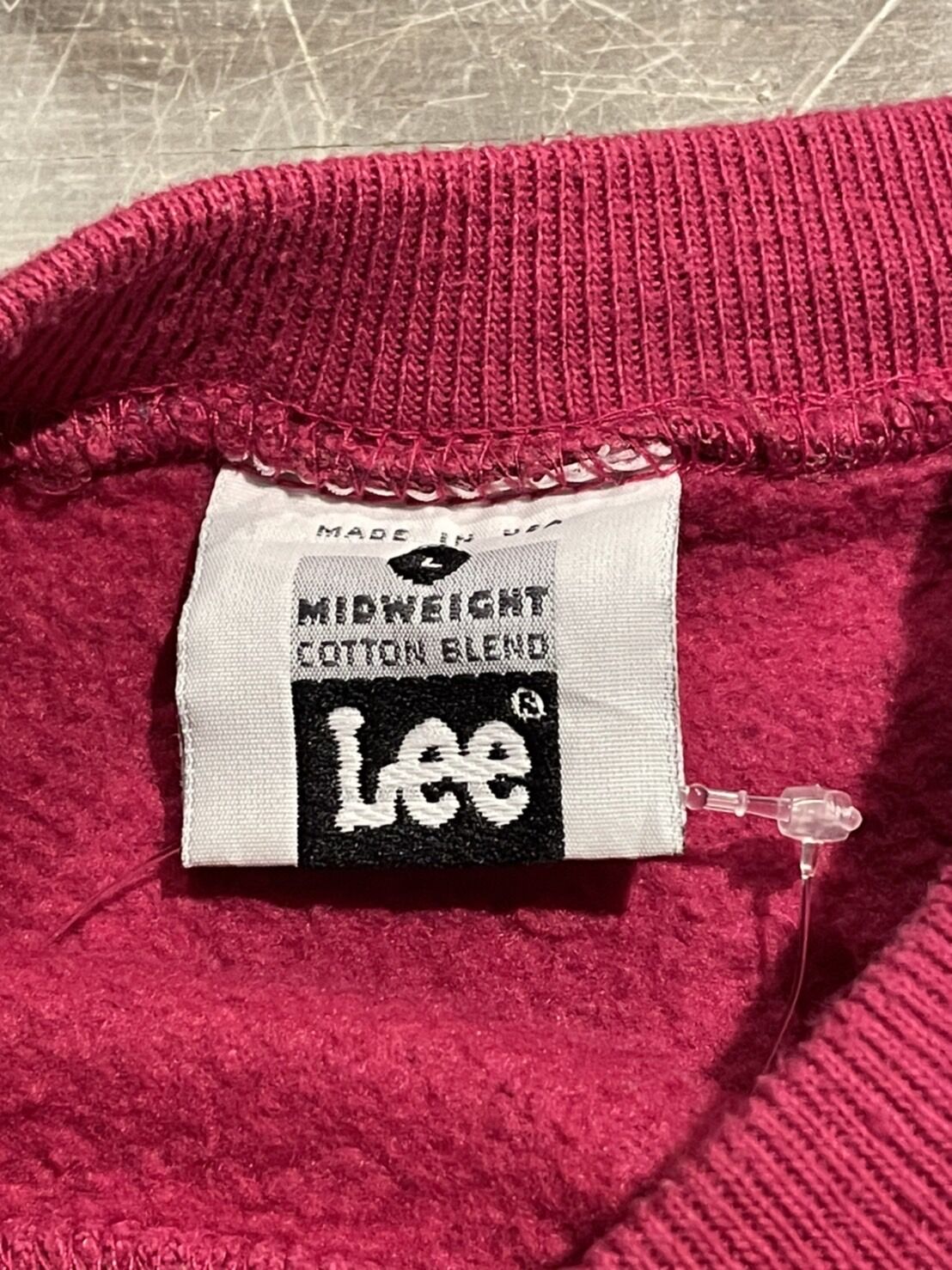 Lee 90's ラグラン スウェットシャツ アメリカ製 Lサイズ ピンク ...