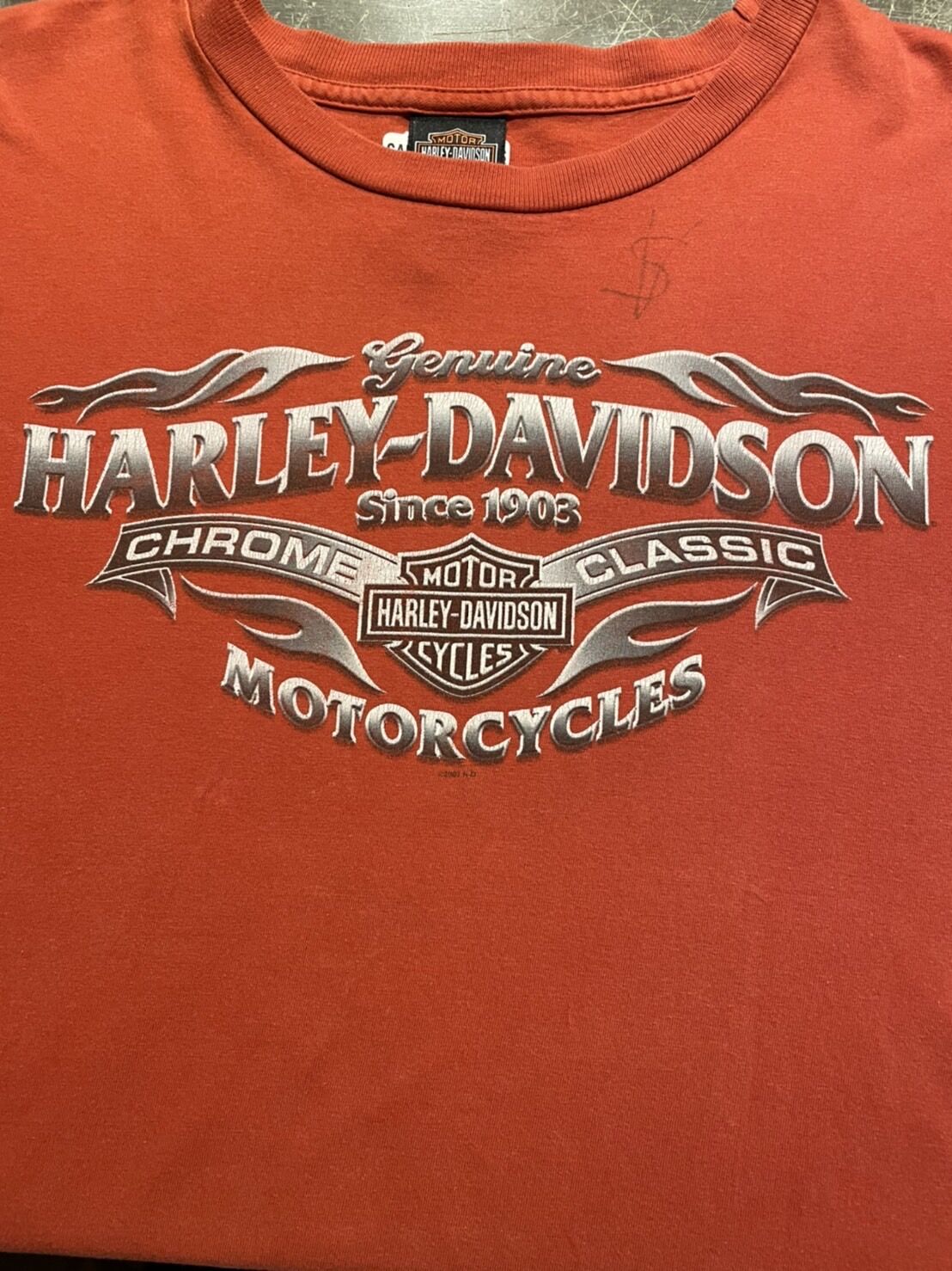 HARLEY-DAVIDSON プリントtシャツ 00's アメリカ製 XLサイズ ...