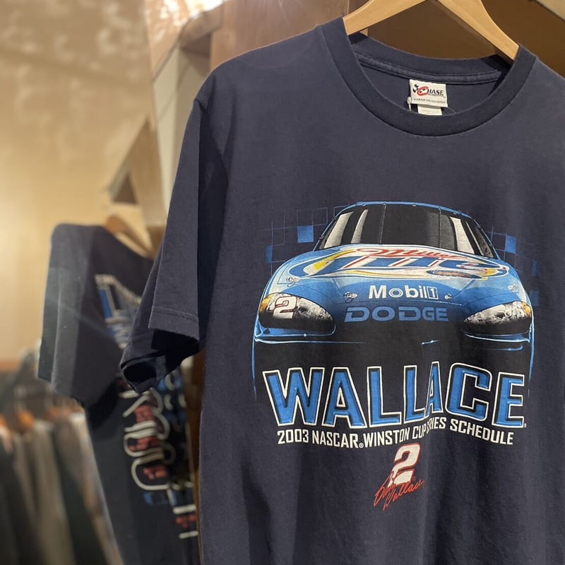 デルタタグ》NASCAR 両面プリント レーシングTシャツ ブラック 2XL-