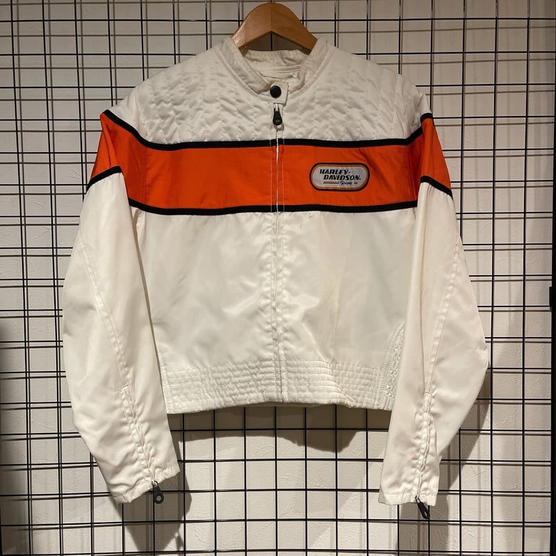 HARLEY DAVIDSON White トラックジャケット