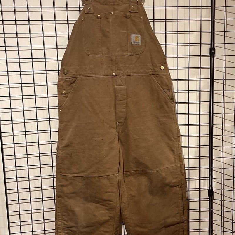 80s Carhartt カーハート USA製 中綿オーバーオール ダブルニー | 古着 