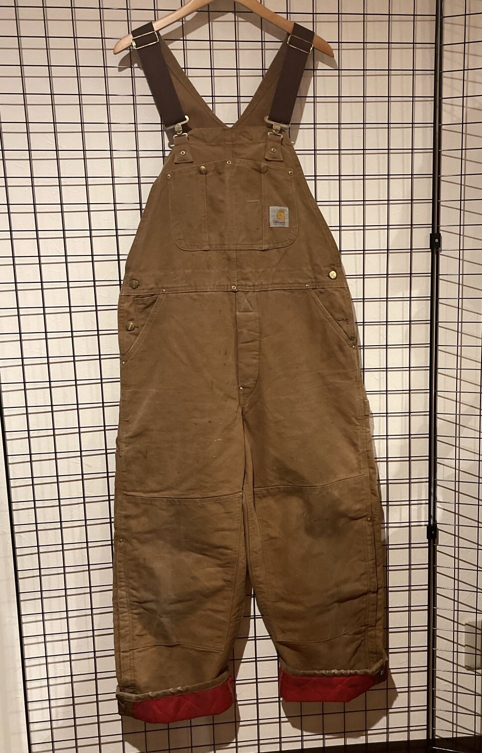 80s Carhartt カーハート USA製 中綿オーバーオール ダブルニー | 古着 