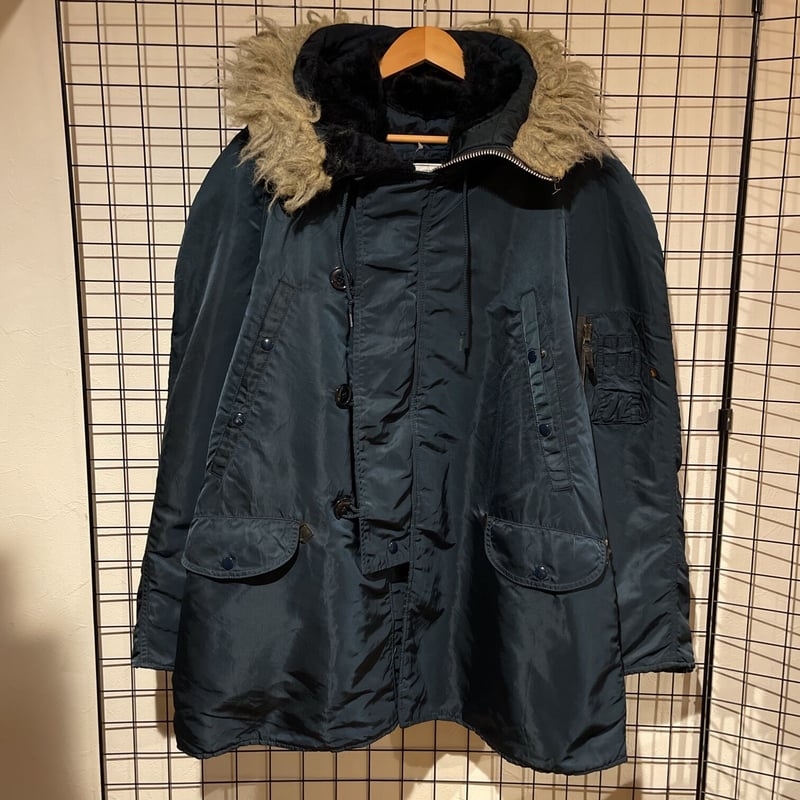 ALPHA INDUSTRIES アルファインダストリーズ USA製 N-3B フライトジャケ...