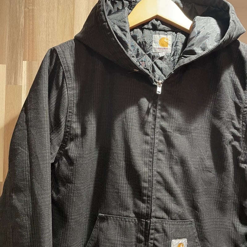 ◇希少サイズ◇carhartt◇アクティブジャケット◇黒 ブラックフェード