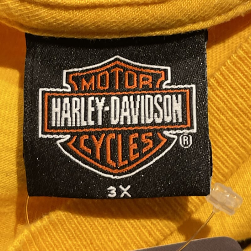 00s Harley-Davidson ハーレーダビッドソン 両面プリント 長袖Tシャツ 