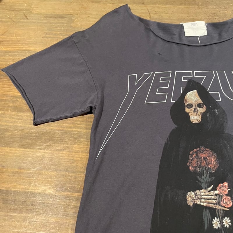 YEEZUS アーティスト カニエ・ウエスト ツアー カットオフ ボロ 半袖 T 