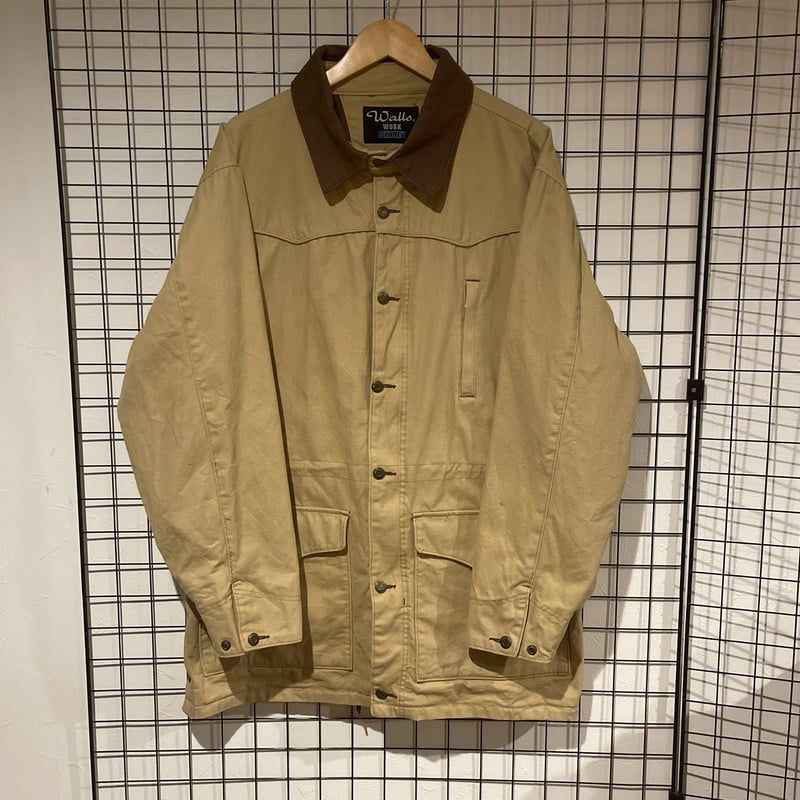 Walls ワークジャケットダックジャケットロシア製襟切替裏地 Walls ワークジャケットダックジャケットロシア製襟切替裏地