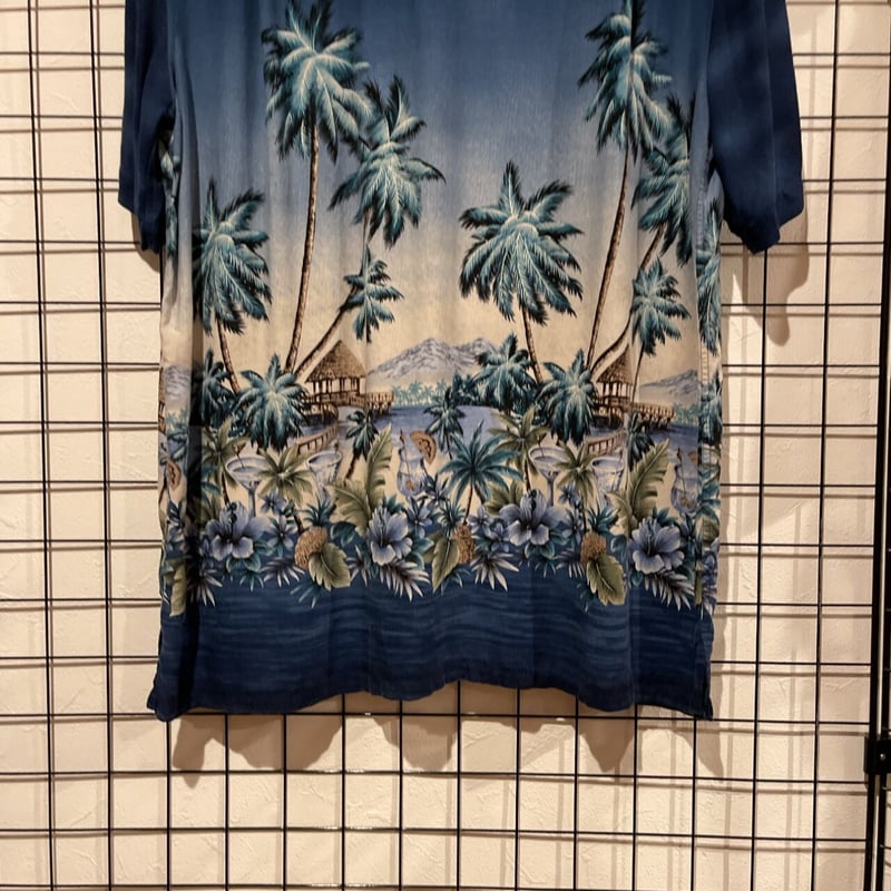 Croft&Barrow クラフトアンドバロー アロハシャツ レーヨンシャツ 