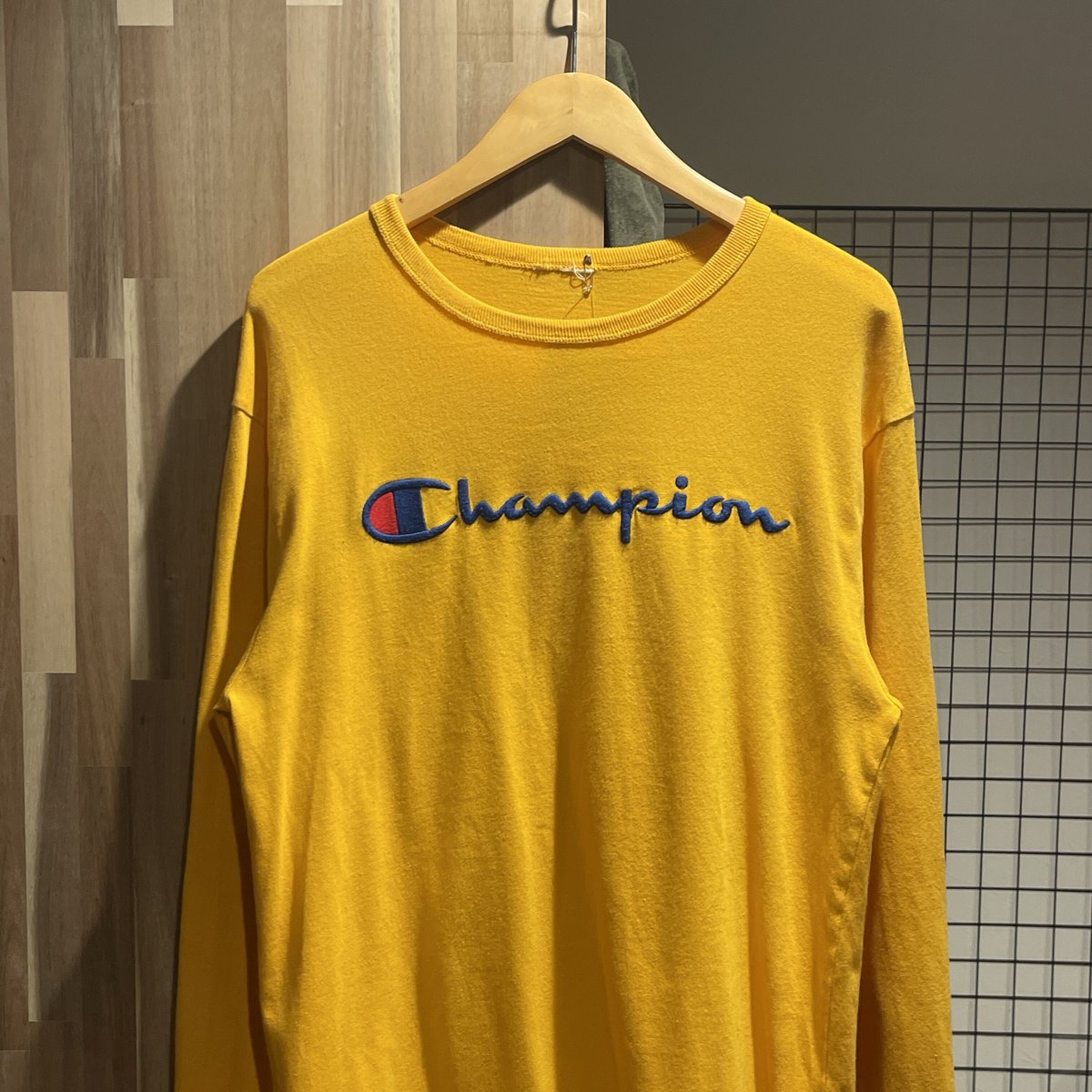 Champion チャンピオン ロゴ刺繍 長袖Tシャツ C172 ロンT | 古着屋Quest