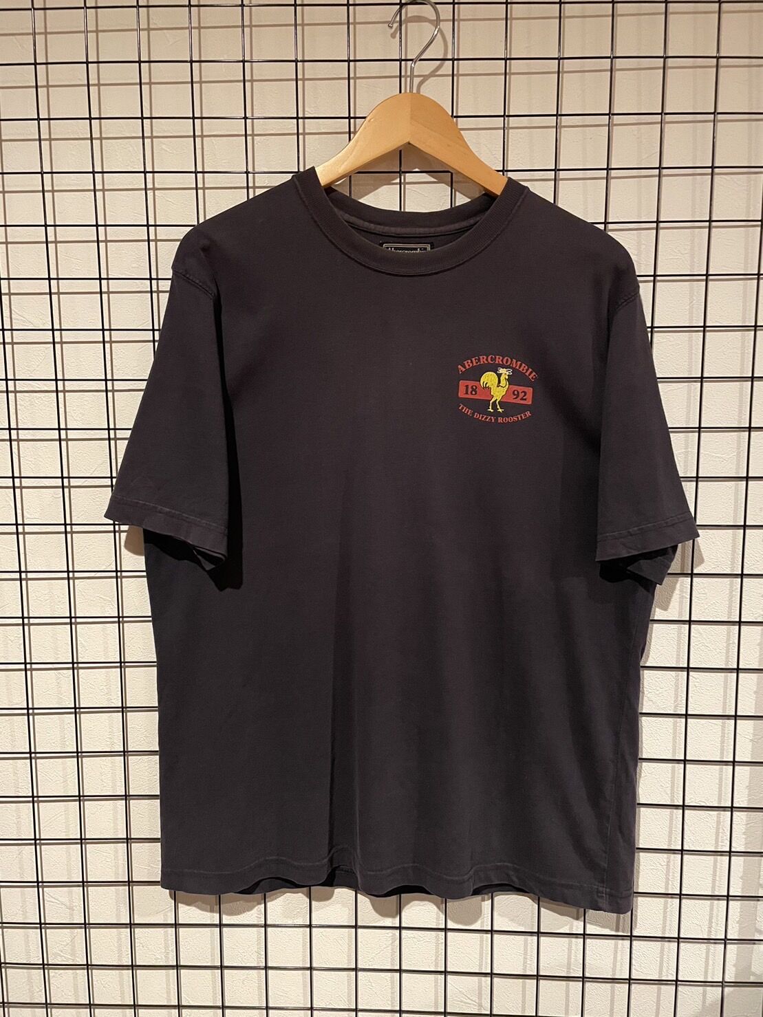 90s Abercrombie&Fitch アバクロ 両面プリント 半袖Tシャツ Mサイズ C...