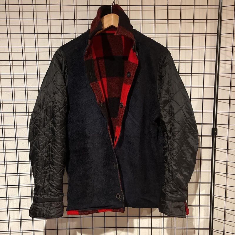 70s WOOL RICH ウールリッチ 白タグ バッファローチェック ウール 