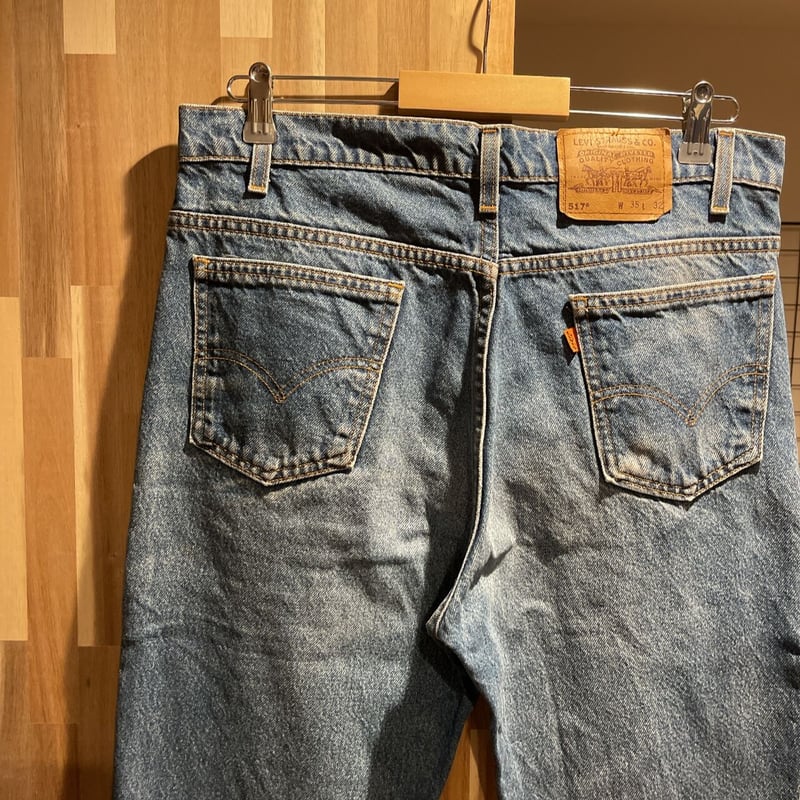 90年代 リーバイス Levi's 40517-0215 オレンジタブ ブーツカットジーンズ デニムパンツ USA製 メンズw32 ヴィンテージ /eaa362710