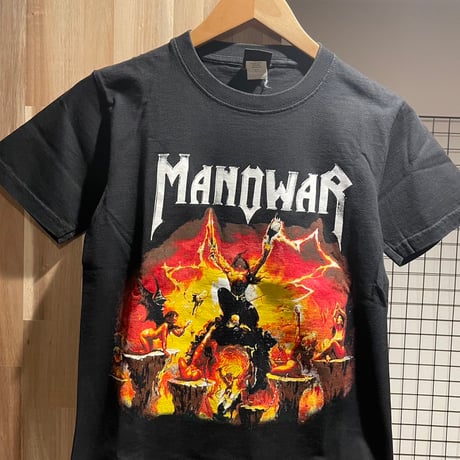 THE GTS MANOWAR 両面プリント　半袖tシャツ バンドtシャツ　ヘヴィメタルバンド　C131