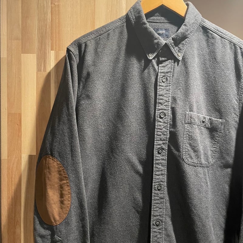 SSZ エルボーパッチボタンダウンシャツ M（J・CREW ボタンダウン 