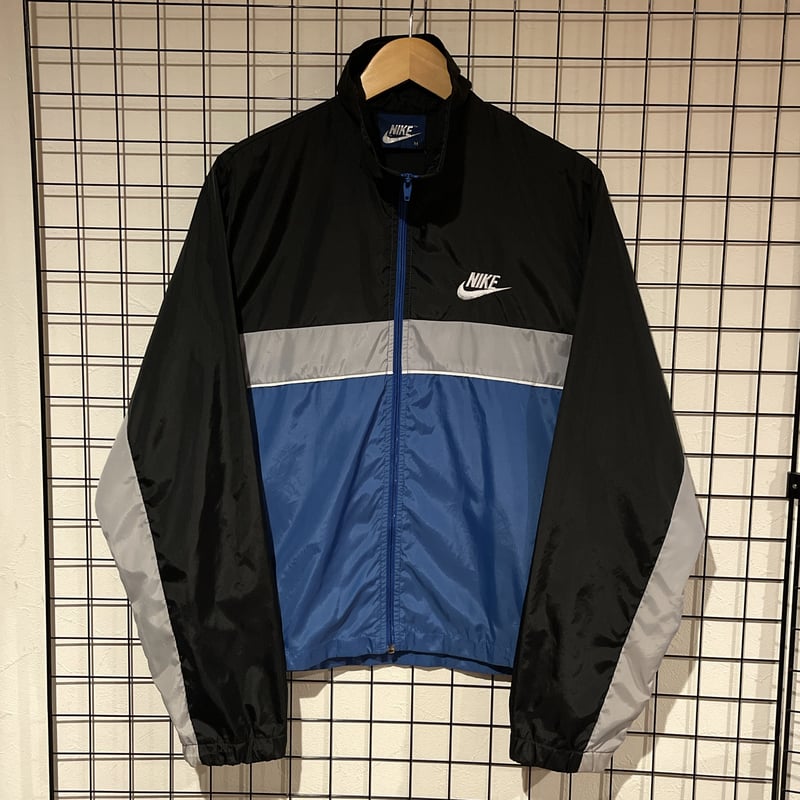 80s NIKE ナイキ ナイロンジャケット　ウインドブレーカー　紺タグ　XL