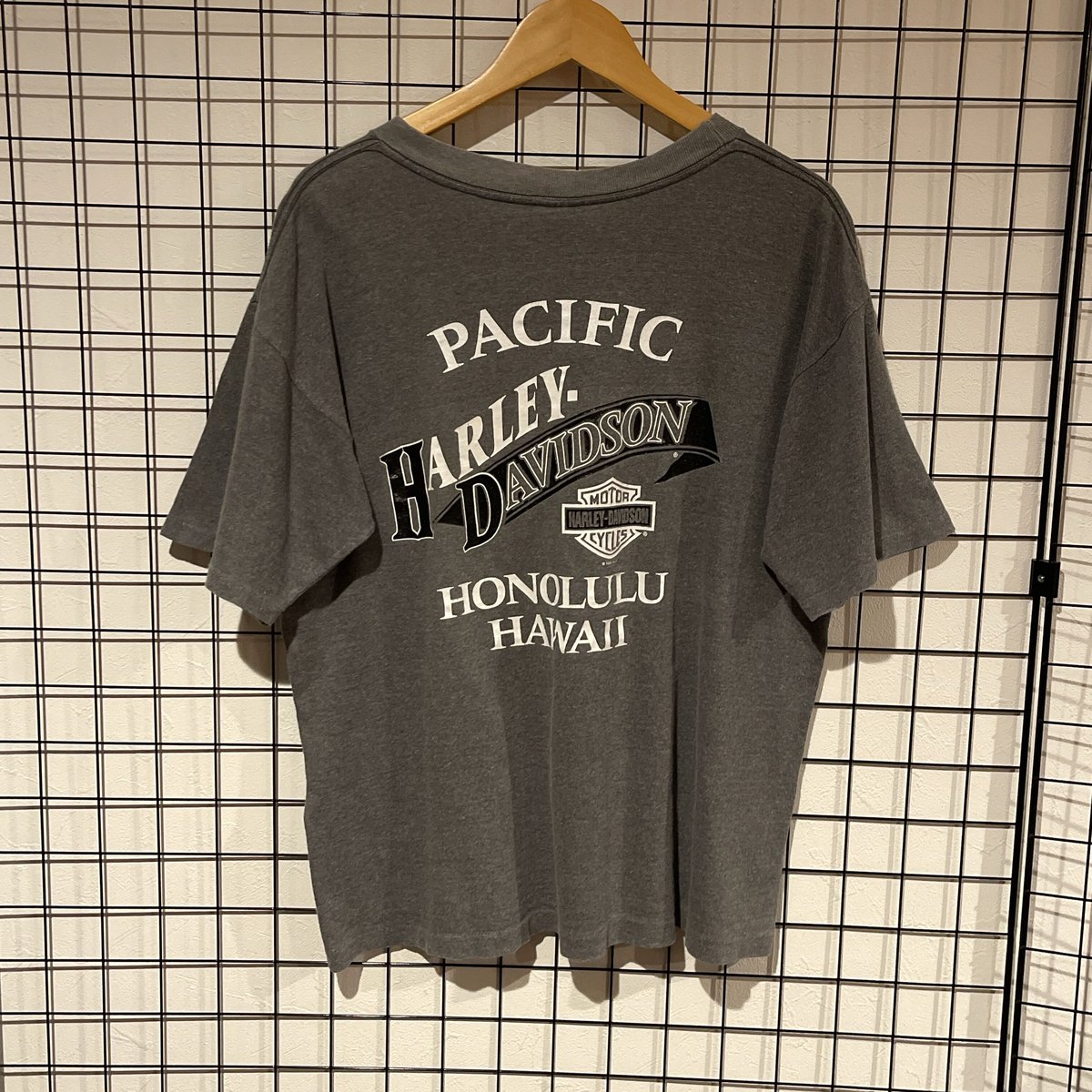 80s ヴィンテージ USA製 ハーレーモチーフ Tシャツ M シングルステッチ