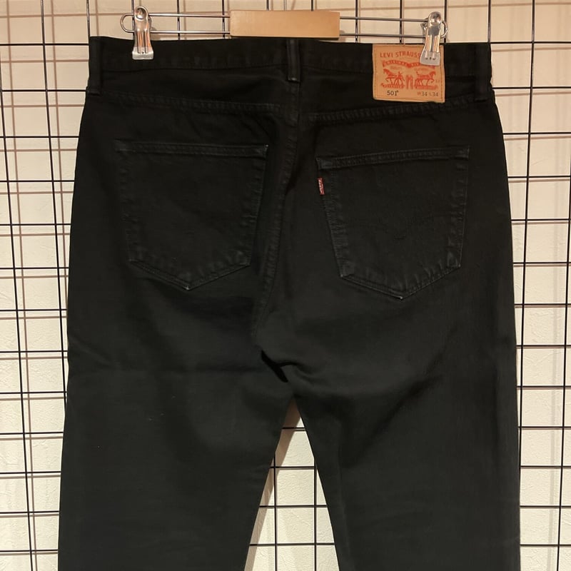 Levi's 501 ブラック デニムパンツ W34 L34 | 古着屋Quest ■LEVI'S リーバイス 501 オリジナルフィット■ ブラックデニム w34