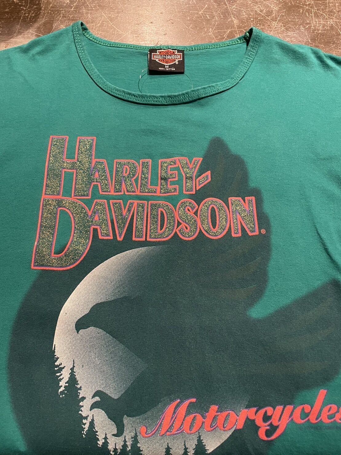 90s HARLEY-DAVIDSON 両面プリント シングルステッチ 半袖T 90s HARLEY-DAVIDSON 両面プリント シングルステッチ 半袖T