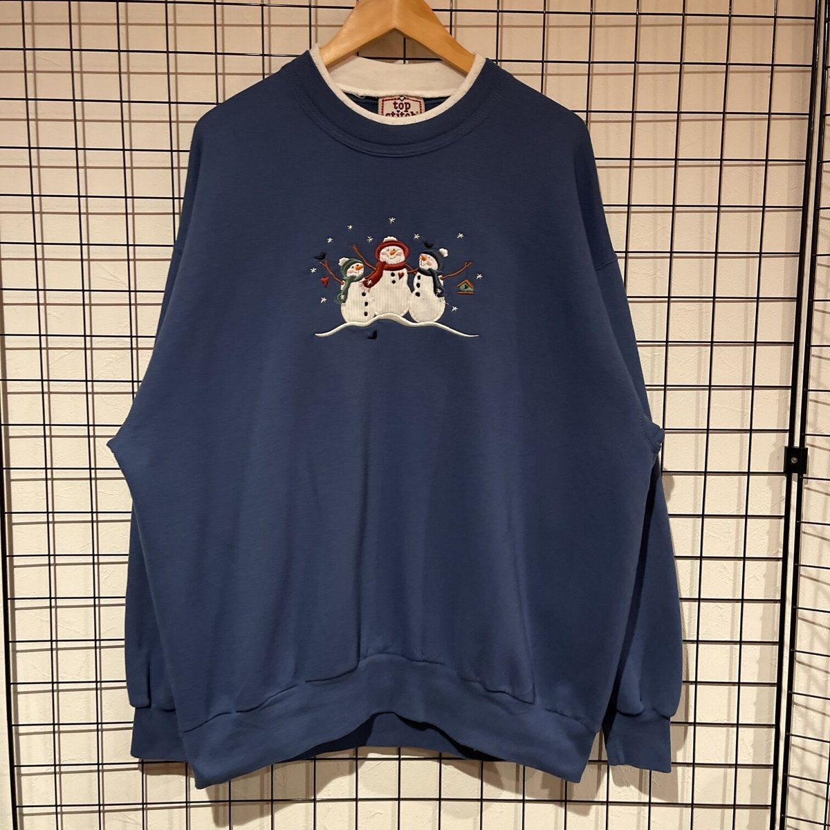 top stitch By MORNING SUN 刺繍デザイン　スウェットシャツ