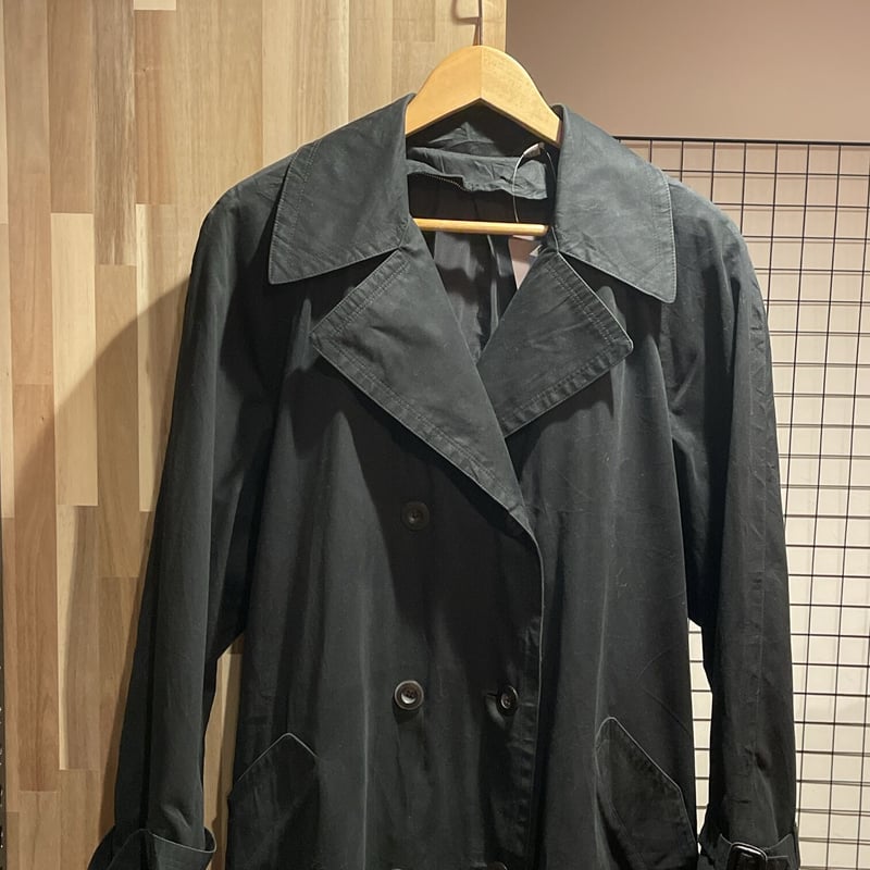 80s LONDONFOG USA製 ロンドンフォグ ロングトレンチコート 黒 80s LONDONFOG USA製 ロンドンフォグ ロングトレンチコート 黒
