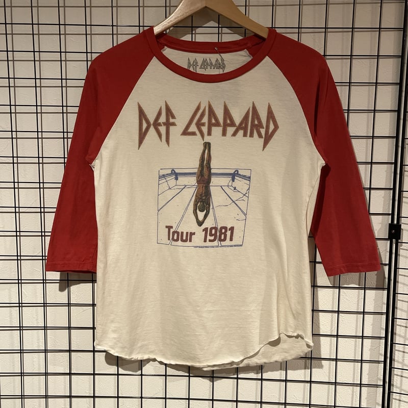 DEF LEPPARD デフレパード ラグランスリーブ 七分袖 バンドTシャツ