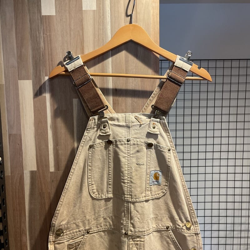 USA製 Carhartt カーハート ダック地 オールインワン オーバーオール-