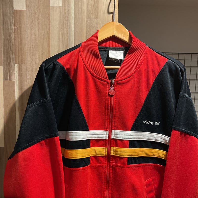 【希少品】adidas アディダス　トラックジャケット　80s トレフォイル