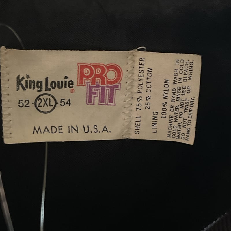 80s King Louie USA製 キングルイ レーサージャケット C530 メンバーズ