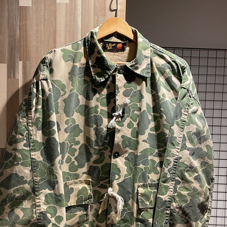 CALEE キャリー ジャケット サイズ:L 19SS ダックハンターカモ ヘリンボーン ジャケット DUCK HUNTER CAMO JACKET 迷彩 アウター ブルゾン コート【メンズ】【美品】